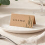 Watercolour Leaves Place Cards, thumbnail 2 of 2