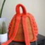 Woven Backpack With Wooden Panel, thumbnail 4 of 7