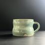 Abstract Splash Medium 300ml Coffee Mug In Cream, Black Or Turquoise, thumbnail 7 of 12