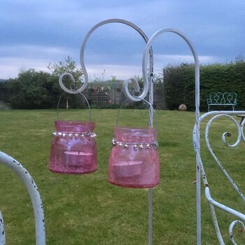 Glass Hanging Tea Light Holders, 2 of 11
