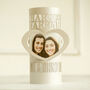 Engagement Gift Personalised Paper Photo Lantern, thumbnail 2 of 7