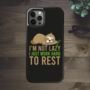 Lazy Sloth Animal iPhone Case, thumbnail 2 of 3
