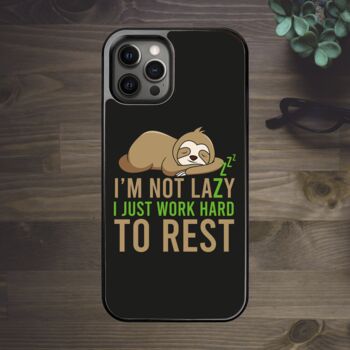 Lazy Sloth Animal iPhone Case, 2 of 3