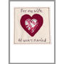 Personalised Ruby 40th Wedding Anniversary Card, thumbnail 3 of 12
