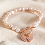 Personalised Double Charm Pearl Bracelet, thumbnail 5 of 12
