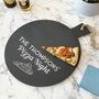 Personalised Slate Pizza Slice Board, thumbnail 2 of 5