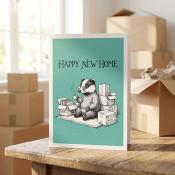 New Home Badger Card, 2 of 6