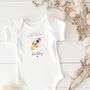I Love You Daddy Moon Rocket Bodysuit Gift, thumbnail 3 of 7