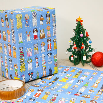 Christmas Dogs Wrapping Paper, 9 of 9