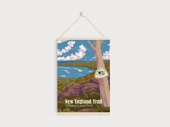 New England National Scenic Trail USA Travel Poster, 6 of 8