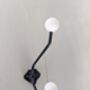 Linen Wash Painted Coat Rack With Ball Top Hooks, thumbnail 5 of 6