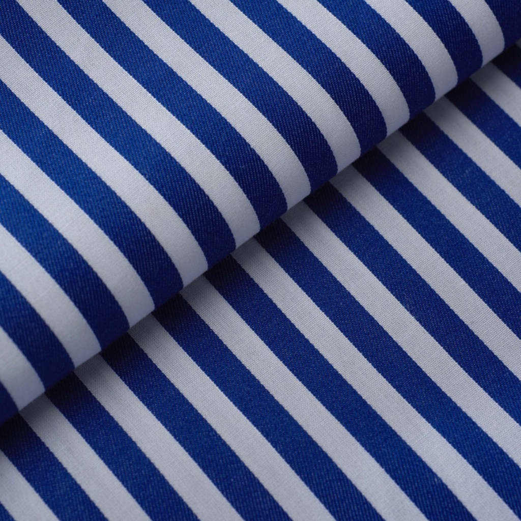 Men's Bold Blue And White Striped Nightshirt By BRITISH BOXERS
