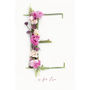 Personalised Floral Initial Letter Print, thumbnail 3 of 7