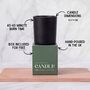 Personalised 40th Ruby Anniversary Meaning Candle, thumbnail 5 of 12