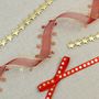 Gold And Red Star Christmas Ribbon Collection, thumbnail 3 of 7