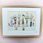 Personalised Family Picture Portrait Embroidery, thumbnail 1 of 12
