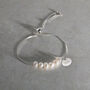 Sterling Silver 60th Birthday Pearl Bracelet, thumbnail 4 of 9