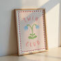 Floral Twin Nursery Print, thumbnail 1 of 9