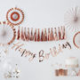 Rose Gold Pick And Mix Confetti Balloons Five Pack, thumbnail 3 of 3