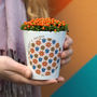 Vintage Flowers Personalised Plant Pot, thumbnail 1 of 3