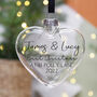 New Home First Christmas Glass Bauble, thumbnail 1 of 4