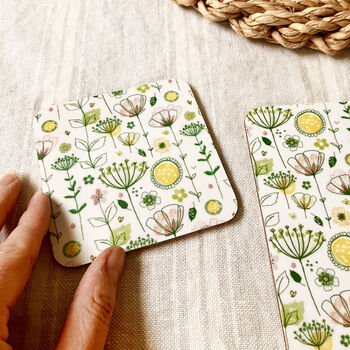Set Of Meadow Coasters, 5 of 5