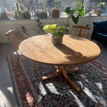 Handmade Folding Fold Down Dining Table, 5 of 8