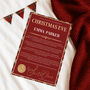 Tartan Trim Magical Christmas Letter From Santa Claus, thumbnail 3 of 5
