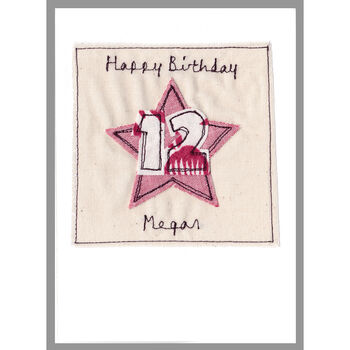 Personalised 16th Birthday Star Card For Girl, 7 of 8