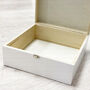 Wooden Luxury Baby Milestone Stat Keepsake Box, thumbnail 4 of 4