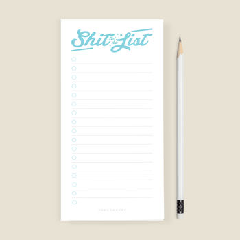 'The Shit To Do List' Notepad, 2 of 5
