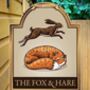 Fox And Hare Personalised Pub Sign/Bar Sign/Man Cave, thumbnail 1 of 8