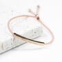 Personalised Rose Gold Plated Identity Rope Bracelet, thumbnail 1 of 5