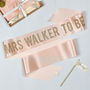Personalised Bold Glitter Print Hen Party Sash, thumbnail 1 of 4