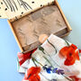 Personalised Poppy Print Scarf, thumbnail 4 of 11