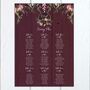 Burgundy Bloom Wedding Stationery, thumbnail 10 of 11