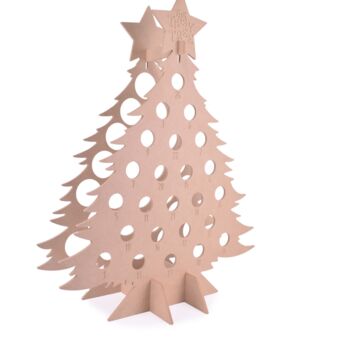 Refillable Wooden Advent Calendar Tree/ Tree Only, 4 of 5