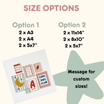 Personalised ‘Cool Kids Club’ Gallery Wall Print Set, 2 of 6