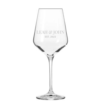 Personalised Special Date Wine Glass, 7 of 8