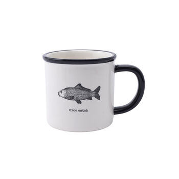Fish 'Nice Catch' Ceramic Mug With Gift Box, 2 of 3