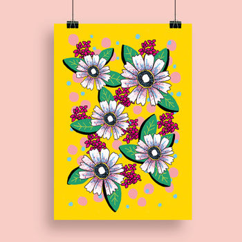 Floral Graphic Illustrated Art Print, 2 of 2