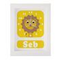 Personalised Childrens Lion Clock, thumbnail 8 of 10