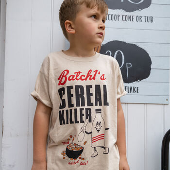 Cereal Killer Boys' Slogan T Shirt, 3 of 4