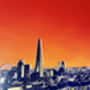 London Skyline Limited Edition Screenprint Gold Leaf, thumbnail 3 of 5