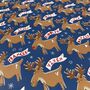 Rudolph And Reindeer Christmas Wrapping Paper, thumbnail 3 of 10