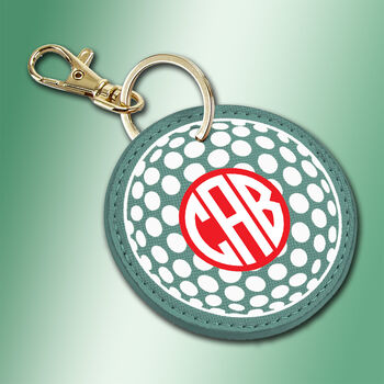 Personalised Golf Keyring And Identifier, 2 of 9