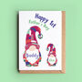Big And Little Gnome Personalised Father's Day Card, thumbnail 1 of 3