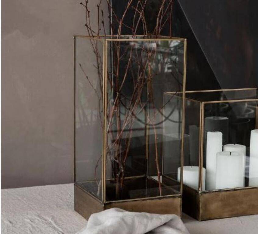 Display Box In Antique Brass, Large By Maitri