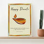 Personalised Diwali Lamp Wall Art, thumbnail 1 of 6