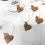 Personalised Five Party Heart Wine Glass Charms, thumbnail 9 of 12